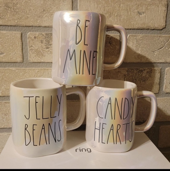 RAE DUNN IRIDESCENT MUGS - Picture 1 of 1